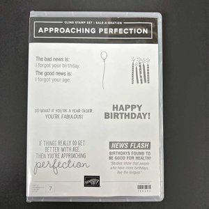 Stampin' Up! Approaching Perfection Cling Stamp Set